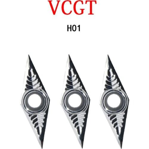 VCGT VCGT11 VCGT110302-AK H01 VCGT110304 VCGT160402 VCGT160404 VCGT160408 VCGT160412 Turning Inserts Processing Aluminum