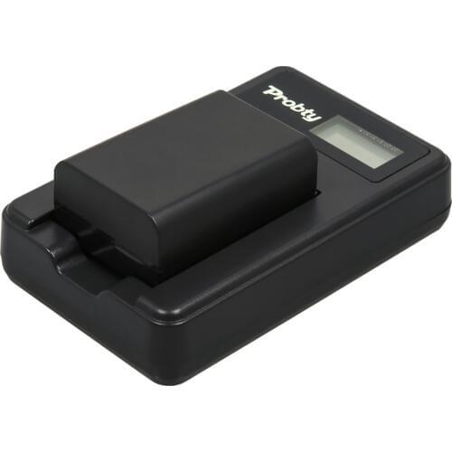 Probty 1pcs NP-FW50 NP FW50 Battery + LCD USB Charger for Sony a33 a35 a37 a55 SLT-A33 SLT-A35 SLT-A37 SLT-A37K SLT-A37M SLT-A55