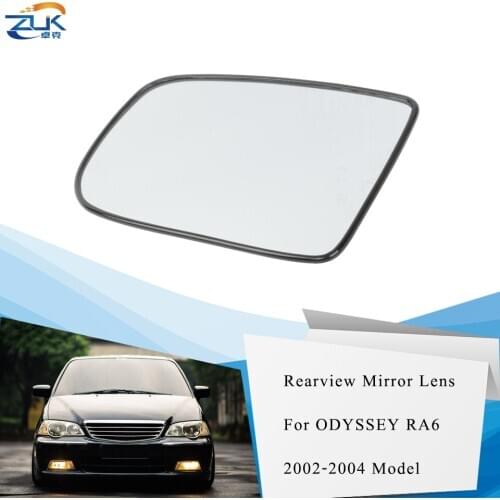 ZUK Exterior Rearview Mirror Glass Door Mirror Lens For HONDA ODYSSEY 2002 2003 2004 RA6 OEM:76253-SCP-W01 76203-SCP-W01