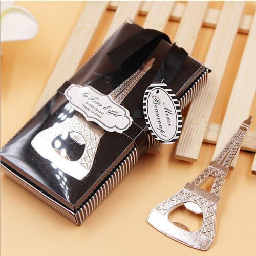20pcs/lot Eiffel Tower Bottle Opener Baby Shower First Communion Gifts Wedding Favors And Gift For Guest