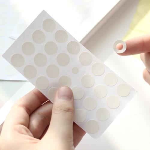 4 Pcs/Pack White&Transparent Loose-leaf Hole Repair Paper Binder Rings Hole Stickers A4 A5 A6 Coil Notebook Repair Stationery