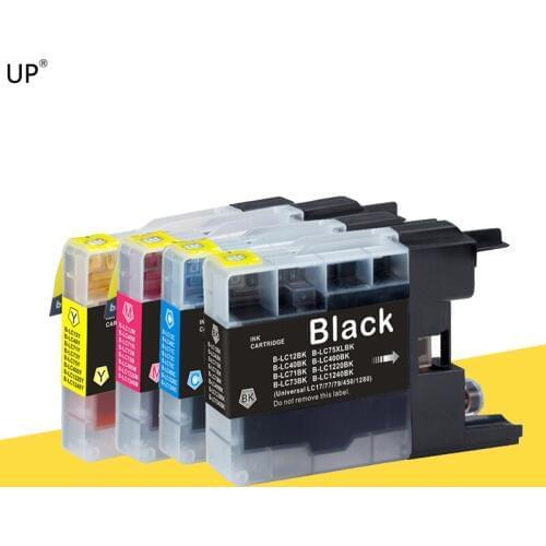 4pk Printer Ink Cartridge for Brother LC71 LC75 LC73 MFC-J430W MFC-J825DW MFC-J835DW DCP-J525N DCP-J540N DCP-J740N Printer