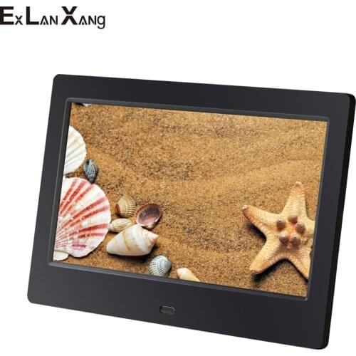 7 Inch High Definition Picture Multimedia Player MP3/MP4 Alarm Clock Digital Photo Frame Christmas Gift
