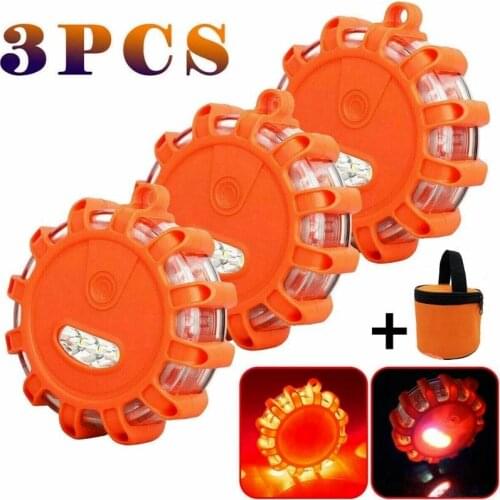 Car Emergency Light Help Flash V16 Homologated Approved Dgt Road Flares Safety Flashing Warning Magnetic Beacon Police Light