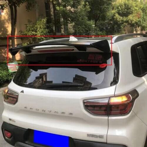 CEYUSOT FOR CAR Roof Spoiler WING NEW KIA Sportage ABS Plastic Unpainted Color Tail FIN Decorative Refit Accessories 2018 2019