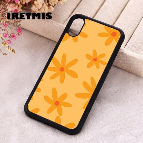 Iretmis 5 5S SE 2020 Phone Cover Case for iPhone 6 6S 7 8 Plus X Xs XR 11 12 Mini Pro Max Silicone TPU Daisy