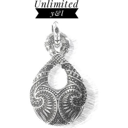 Black Maori Infinity Eternity Tattoos Pendants Thomas Style Silver Fashion Jewelry Necklace Accessories for Women Men 2018 New