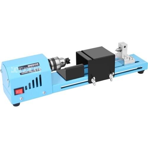 Drx30 Mini Bead Lathe Home DIY Woodworking Lathe Machine Grinding Polishing Wooden Bead Lathe 220V 150W 4000-7000rpm 0.6-6.5mm