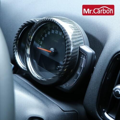 For Bmw Mini Cooper S JCW Clubman Countryman F54 F55 F56 F57 F60 Car Instrument Panel Carbon Fiber Cover Decoration Accessories