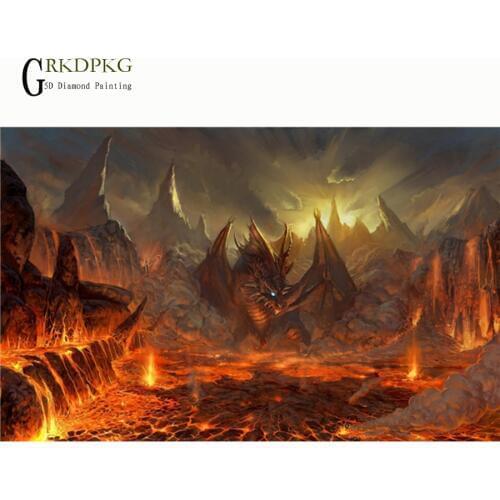 Dragon,diamond embroidery 5d DIY diamond painting cross stitch full square rhinestone mosaic Cartoon,unfinished home decoration