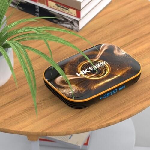 And roid 10.0 TV Box HK1 RBOX 4GB 64GB TVbox Smart TV BOX Quad-Core RK3318 4K 60fps USB3.0 Set top Box 448F