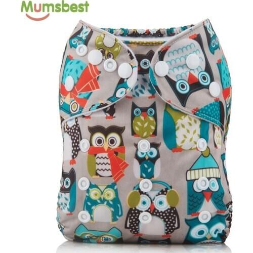 [Mumsbest] Baby Adjustable reusable diapers baby Cover cloth diaper inserts washable waterproof & breathable Nappy Cover 3-15kg