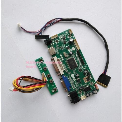 Kit For LP140WH4-TLN2 LG Display 1366X768 Panel Screen DIY 2019 Driver DVI Audio Controller board LCD LED VGA HDMI 14"