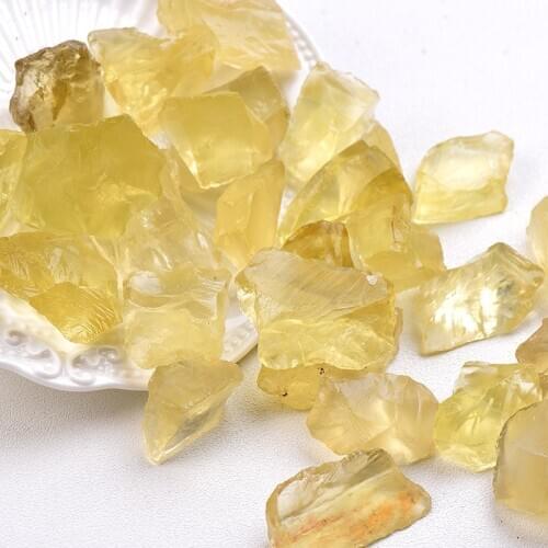 1PC Natural Crystal Citrine 10-30mm Crystal Gravel Specimen Repair Rock Mineral Healing Stone Gift Aquarium Accessory Home Decor