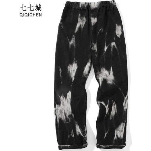 Мужские модные джинсы Qiqichen China At AliExpress