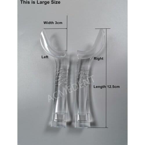 10Pis/Lot Dental Lip Cheek Retractor Mouth Opener Photograghic Half-Lip Retractor Gag Autoclave 134℃ Large Size for Adult