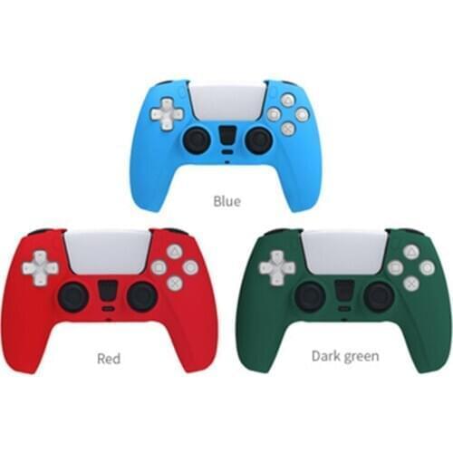 TP5-0512 Rubber Skin Cover For PS5 Gamepad Silicone Protective Case For Playstation 5 Controller Joystick Shell Case