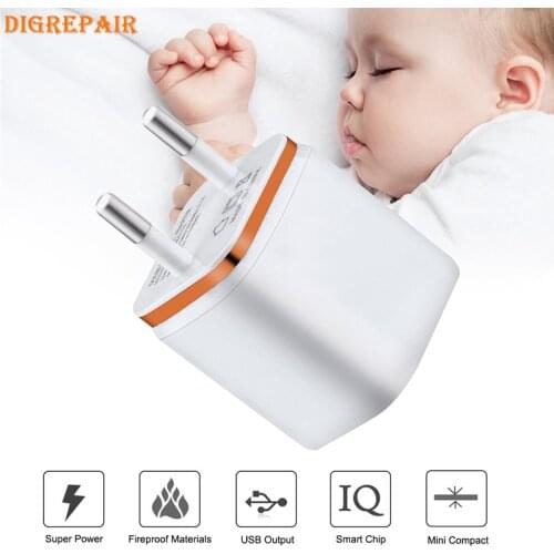 Smart Travel Dual 2 USB Charger Adapter Wall Portable EU/US Plug Mobile Phone charger for iPhone X XS max for xiaomi for huawei