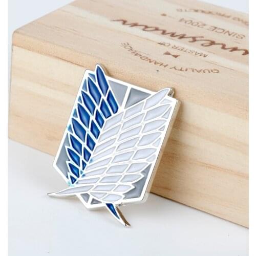Japan Anime Jewelry Attack On Titan Pins Brooch Legions Badge Unicorn Lapel Pin Brooches For Fans Collection-40