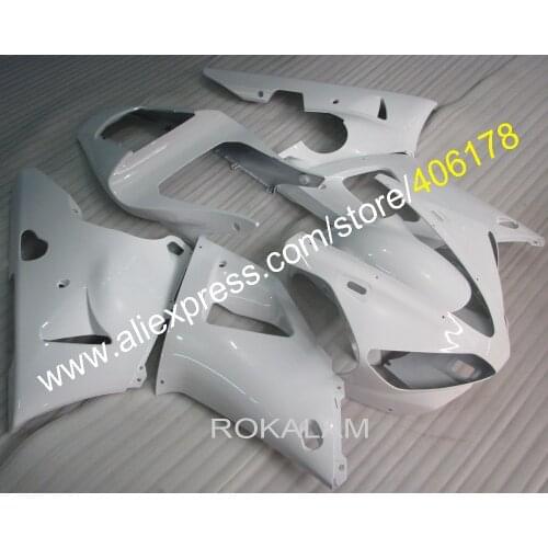 YZF1000 R1 00 01 Fairing Set For Yamaha YZF R1 2000 2001 All Gloss White Motorcycle Fairings (Injection Molding)