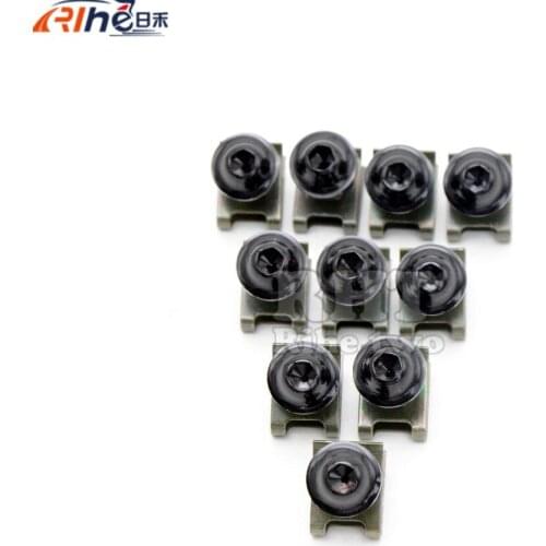 10 pieces 6mm motorcycle fairing body screws for honda vtx 1300 vtx 1800 YAMAHA YZF R25 R15 R6 R125 BMW F800GS S1000RR