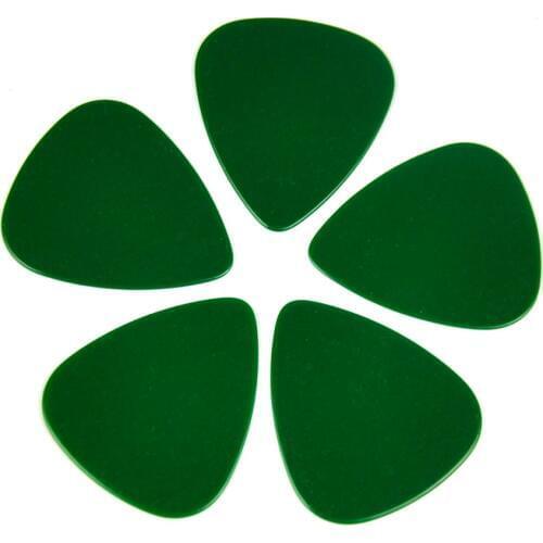 100pcs/lot Solid Green 0.71mm Medium Celluloid Guitar Picks Plectrums for Acoustic Electric Guitar Bass