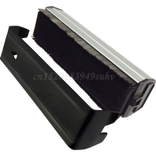 2 in 1 Carbon Fiber+ Velvet Vinyl Record Anti Static Cleaning Brush Dust Remover for LP Vinyl Records Tools