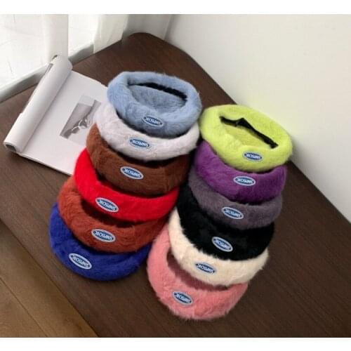 Alpha-rabbit hair beret lady ins thickened with fur British retro autumn winter web celebrity versatile painter warm hat VV008