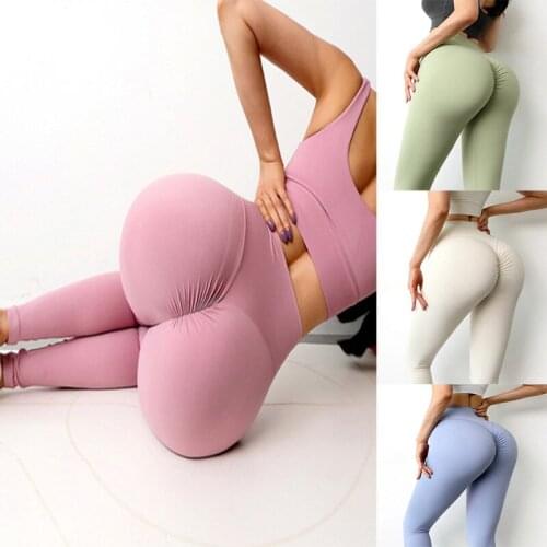 Trousers Women Tight-fitting Leggings Woman Sexy Nude Sports Pants Buttocks Fitness Hip-lifting Fitness Style Peach Yoga Pants