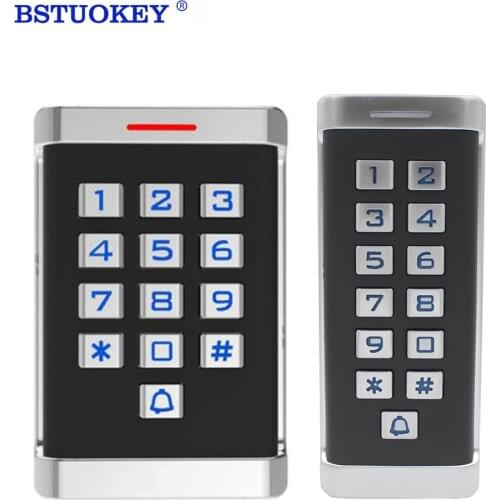 Door Keypad Access Controller Reader RFID 2000 Users Wiegand 26 ID IC Card Keypad Password Access Control with Doorbell