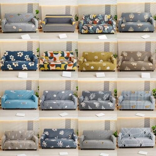 LuanQI Elastic Sofa Covers for Living Room Sectional Chair Couch Cover Stretch Sofa Slipcovers Home Decor 1/2/3/4-seater Sofa