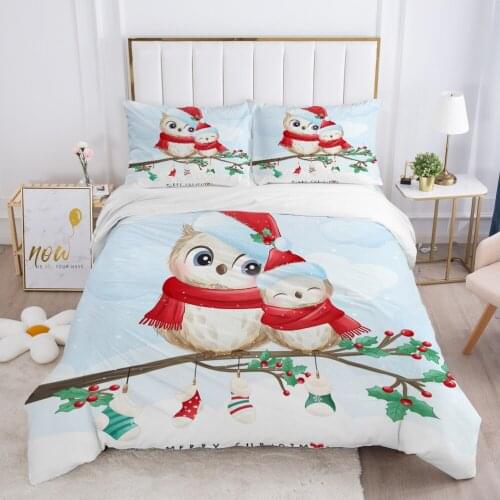 Children Bedding set for Kids Baby Child Girls boy140x200 Single Quilt/Comfortable/Duvet Cover Set Bed Linens Cute Owl