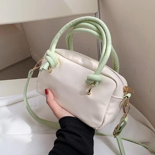 Small PU Leather Shoulder Crossbody Bags for Women 2021 Summer Underarm Handbags Female Fashion Brand Travel Totes