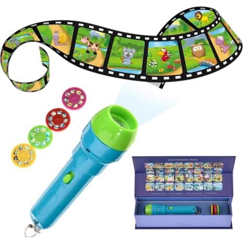 Mideer Mini Projector Torch Educational Light-up Toys For Children Kids Develop Play Sleeping Stories Perform Christmas Gifts