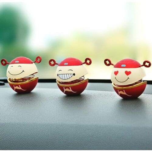 New Creative Spring Shake Head Doll Spring Swing Car Ornaments Car Ornament Car Inside Decoration Toys Car Accessories
