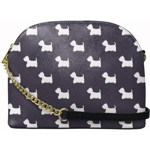 New Women Shoulder Evening Bag Designer Handbags Lady Westie Cross Body Messenger Shell Bags Female bolsa feminina sac a main