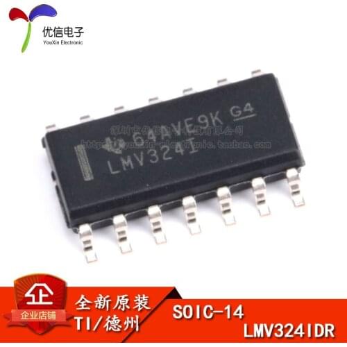 Genuine original patch LMV324ID four rail to rail op amp output SOP-14