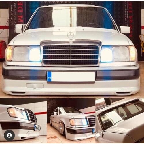 For Mercedes W124 S124 C124 A124 FRONT BUMPER LIP ZENDER AMG BBS GOOD QUALITY FRP PART WORLDWIDE FREE SHIPPING