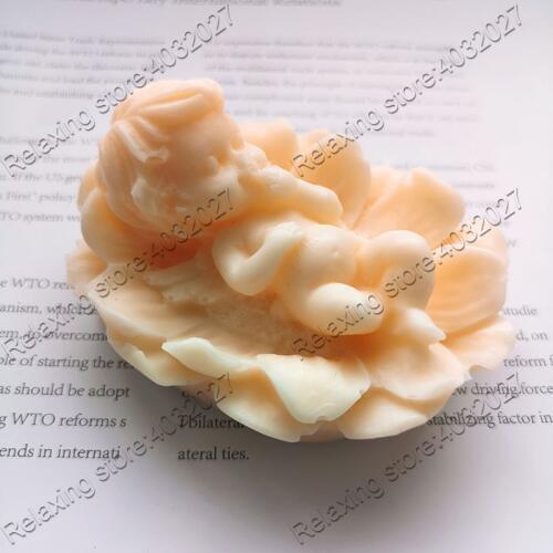 Angel Baby Candle Silicone Mold For Baby Shower Gift Sleeping Baby Shape Silicone Soap Candle Molds