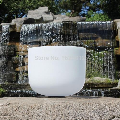 10" Carry bag,O-ring and Crystal mallet with 10 inch Quartz Frosted Crystal Singing Bowl