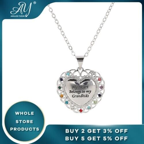 Anillos Yuzuk 925 Silver Jewelry Retro Luxury Necklace With Heat Pendant For Women Wedding Party Gift Wholesale Drop Shipping