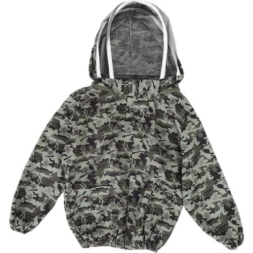 Beekeeping Protective Veil Jacket Double Zippered Bee Suit Beekeeper Supplies Beekeeping Jacket With Hat Equipment