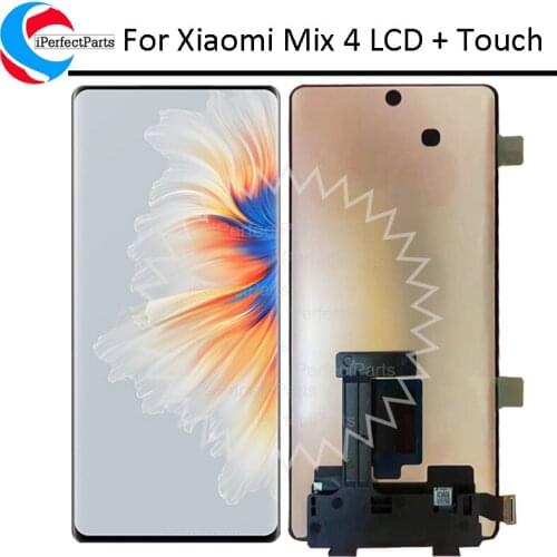 6.67'' Original AMOLED For Xiaomi Mix 4 LCD Display Touch Panel Screen Digitizer Assembly Replacement Pantalla For Mi Mix4 LCD