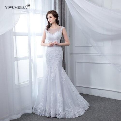 A24 Vestido De Noiva Plus Size Mermaid Bohemian Wedding Dress 2020 Lace Appliques Crystals Beading Waist Bride Dresses Novias