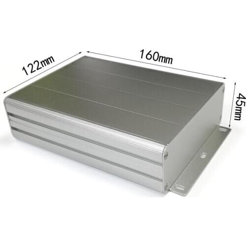 Aluminum Enclosure Project Electric PCB Box Split Case Wall Mounting Shell 122x45x160mm DIY electronics enclosure