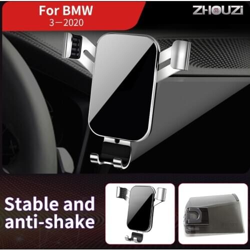 Car Mobile Phone Holder Mounts Stand GPS Gravity Navigation Bracket For BMW New 3 Series G20 G28 320i 325i 330i 2020 Accessories