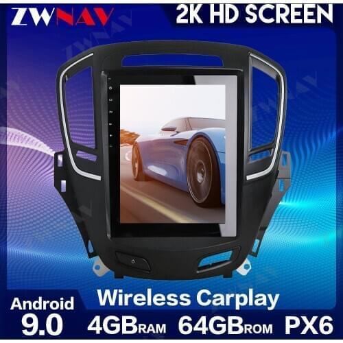Android 9.0 4+64G Vertical Screen Car Audio GPS Navigation For OPEL Regal lnsignia 2013-2017 Stereo Head Unit Multimedia Player