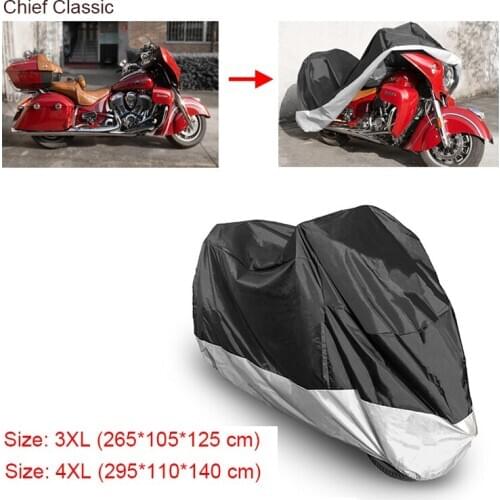For Honda Shadow Motorcycle Cover Rain Dust Outdoor UV Waterproof For Harley Street Glide For Suzuki Boulevard