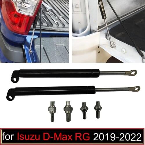 For Isuzu D-Max RG 2019-2022 4x4 Pickup Rear Tailgate Slow Down Gas Struts lift supports Damper