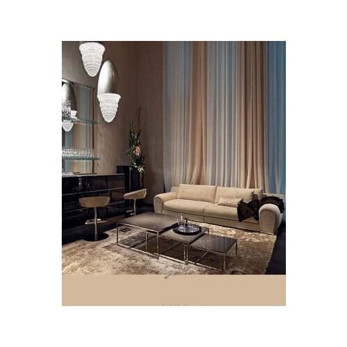 Italian light luxury villa combination sofa four person direct row three person sofa fashion multi person ssttee